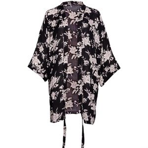 Black Floral Maya Kimono. Brand new with bag/tag.